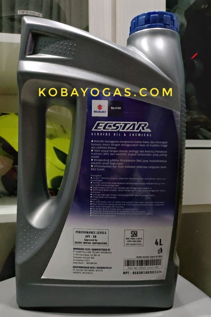 spesifikasi oli ecstar
