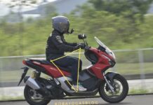 test ride honda adv 160