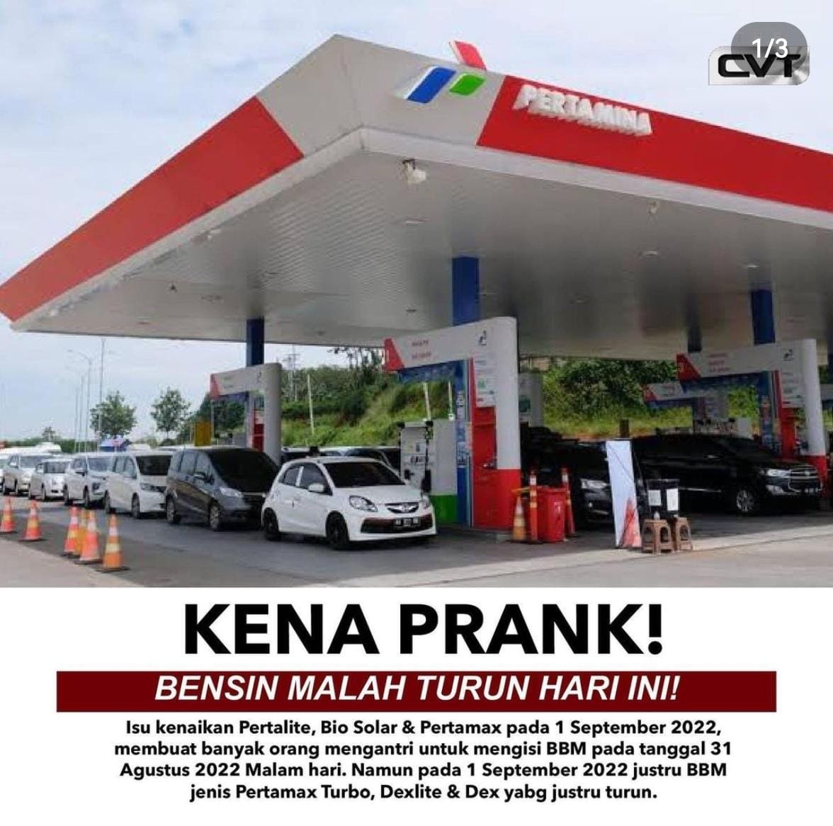 harga BBM batal Naik