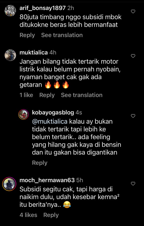 subsidi motor listrik
