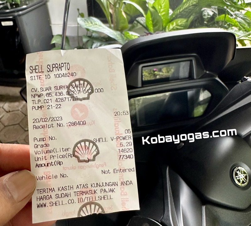 konsumsi bbm yamaha x-max 250 2023