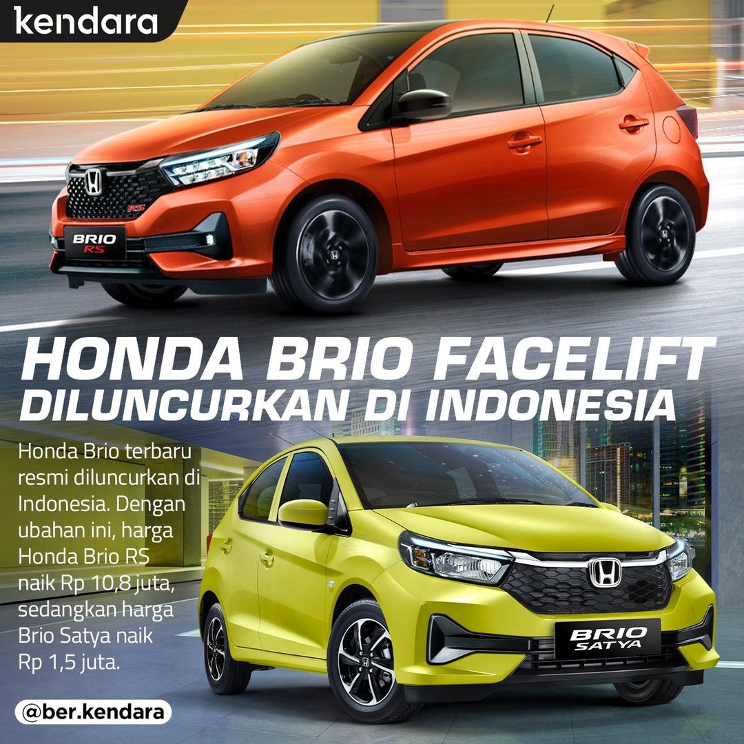 Honda Brio 2023 facelift