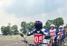 Seru Dan Dapat Ilmu! Lomba Safety Riding Blogger dan Vlogger Di AHM training safety riding AHM