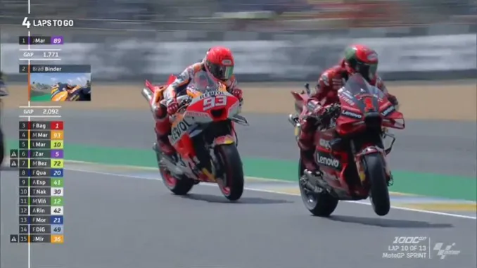 Marquez vs Pecco France 2023