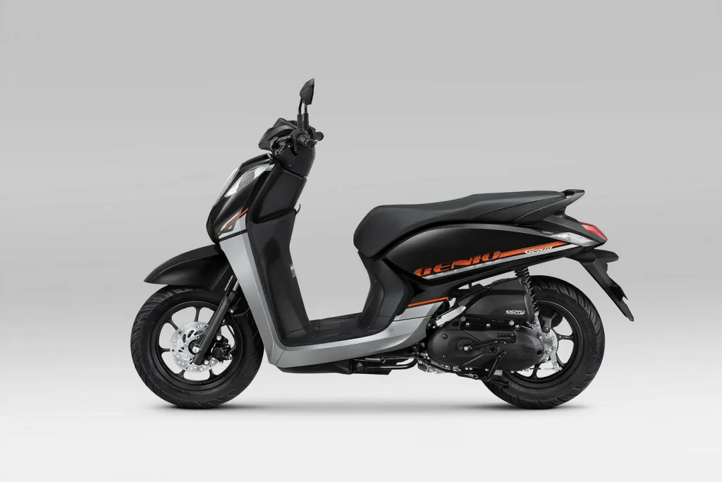 honda genio 2023 hitam silver